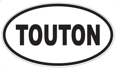 TOUTON - Oval Magnet