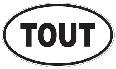 TOUT - Oval Magnet