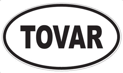 TOVAR - Oval Magnet