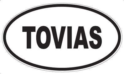 TOVIAS - Oval Sticker