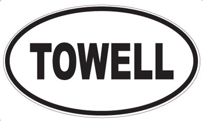 TOWELL - Oval Sticker