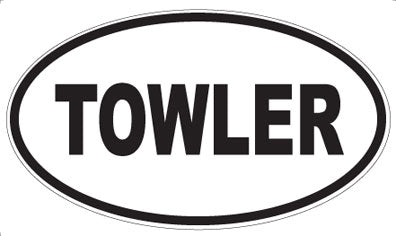 TOWLER - Oval Magnet