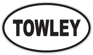 TOWLEY - Oval Magnet