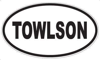 TOWLSON - Oval Magnet