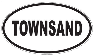 TOWNSAND - Oval Sticker