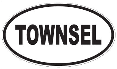 TOWNSEL - Oval Magnet
