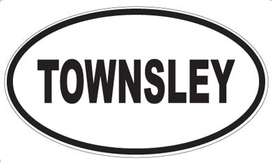 TOWNSLEY - Oval Magnet