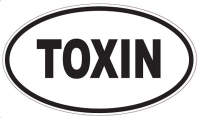 TOXIN - Oval Magnet