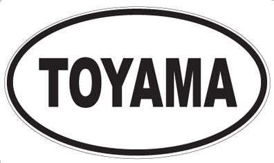 TOYAMA - Oval Magnet