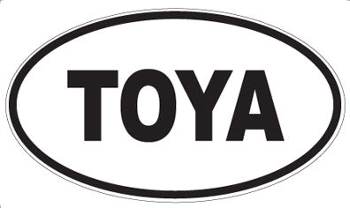 TOYA - Oval Magnet