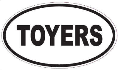 TOYERS - Oval Sticker