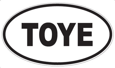 TOYE - Oval Magnet