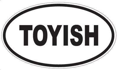 TOYISH - Oval Sticker