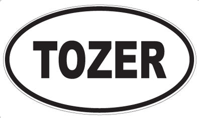 TOZER - Oval Magnet