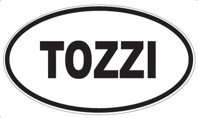 TOZZI - Oval Sticker
