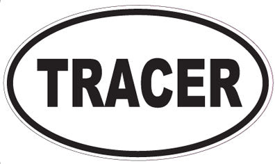 TRACER - Oval Sticker