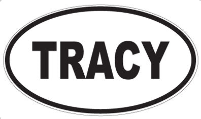 TRACY - Oval Magnet