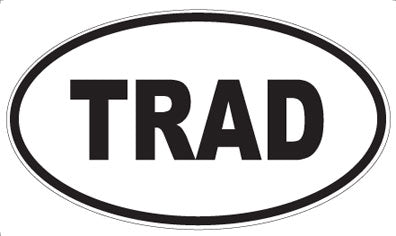 TRAD - Oval Sticker