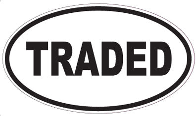 TRADED - Oval Sticker