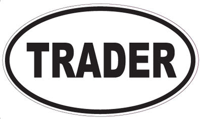 TRADER - Oval Sticker