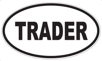 TRADER - Oval Magnet
