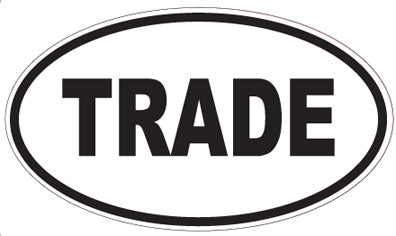 TRADE - Oval Magnet