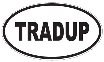 TRADUP - Oval Sticker