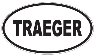 TRAEGER - Oval Sticker