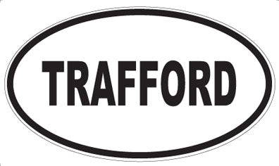 TRAFFORD - Oval Sticker