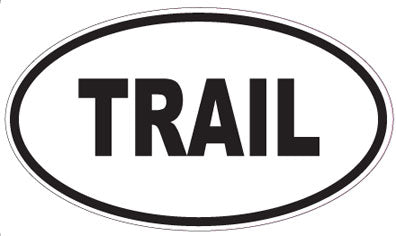 TRAIL - Oval Magnet