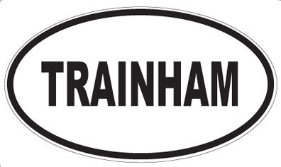 TRAINHAM - Oval Sticker