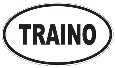 TRAINO - Oval Magnet