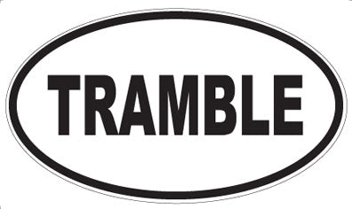 TRAMBLE - Oval Magnet