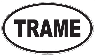TRAME - Oval Sticker