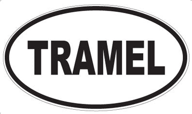 TRAMEL - Oval Sticker