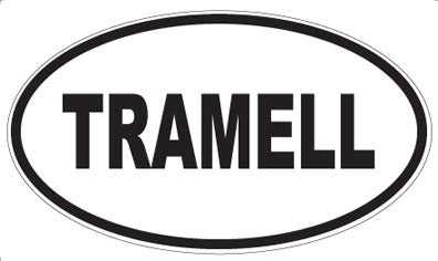 TRAMELL - Oval Sticker