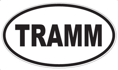 TRAMM - Oval Sticker