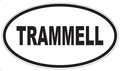 TRAMMELL - Oval Magnet