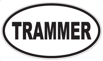 TRAMMER - Oval Magnet