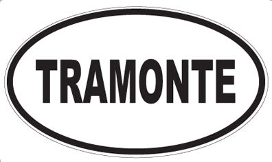 TRAMONTE - Oval Magnet