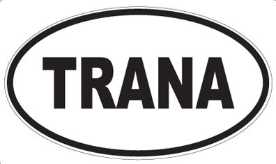 TRANA - Oval Magnet