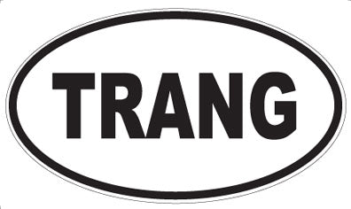 TRANG - Oval Magnet