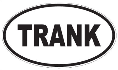 TRANK - Oval Magnet