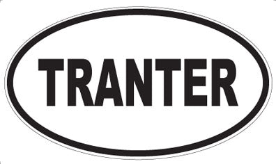 TRANTER - Oval Magnet