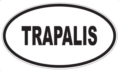TRAPALIS - Oval Magnet