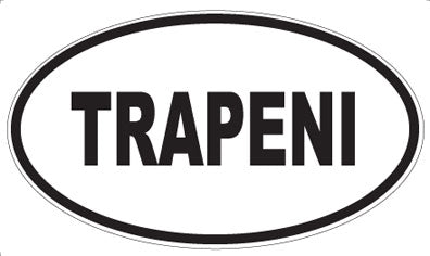TRAPENI - Oval Sticker