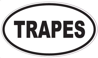 TRAPES - Oval Sticker