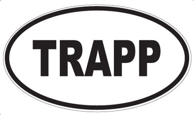 TRAPP - Oval Magnet