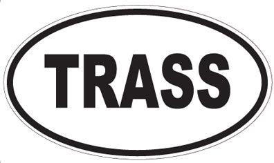 TRASS - Oval Magnet