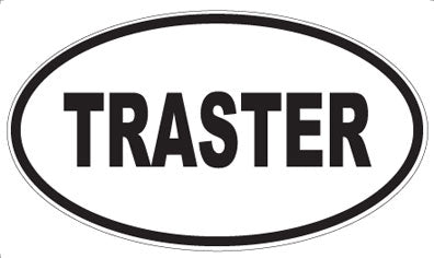 TRASTER - Oval Magnet